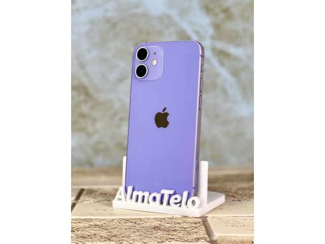 Apple iPhone 12 Mini 64 GB Purple - 100% akku