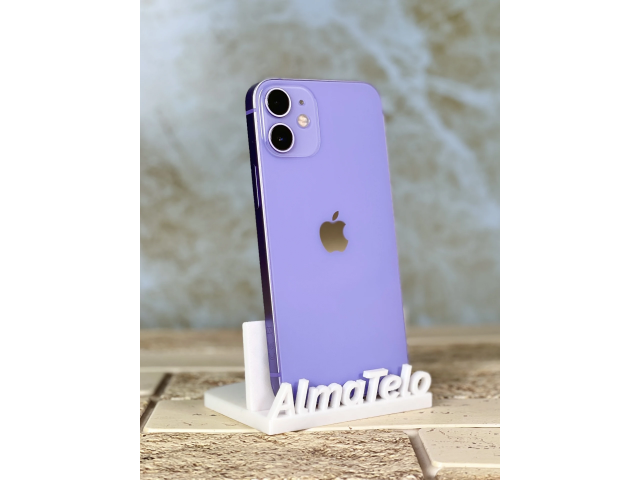 Apple iPhone 12 Mini 64 GB Purple - 100% akku