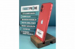 !! 1 ÉV GARANCIA !! iPhone 12 PRODUCT RED 256 GB – TRT554 – 100% AKKU