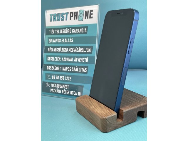 !! 1 ÉV GARANCIA !! iPhone 12 Mini Blue 128 GB – TRT576 – 100% AKKU