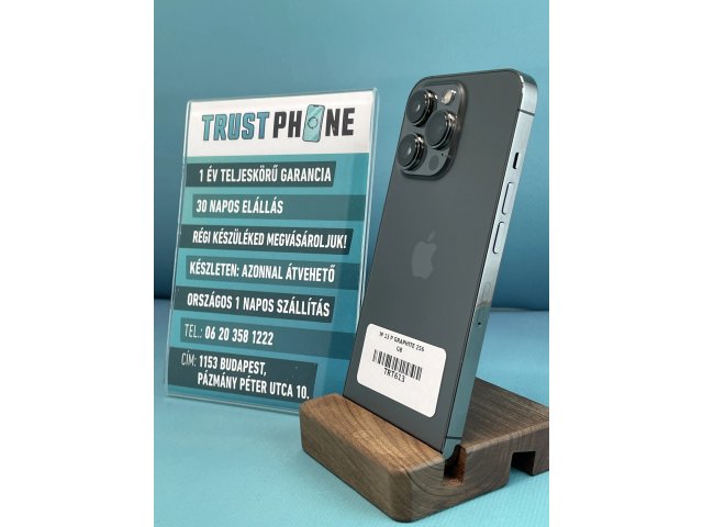 !! 1 ÉV GARANCIA !! iPhone 13 Pro Graphite 256 GB – TRT613 – 100% AKKU