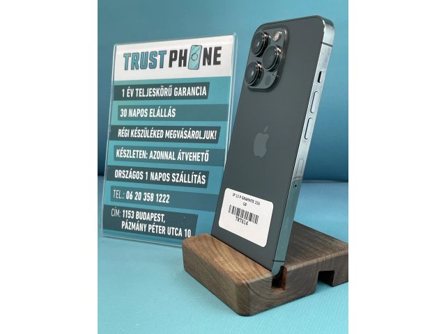 !! 1 ÉV GARANCIA !! iPhone 13 Pro Graphite 256 GB – TRT614 – 100% AKKU