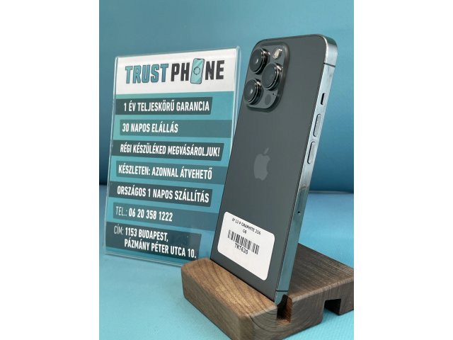 !! 1 ÉV GARANCIA !! iPhone 13 Pro Graphite 256 GB – TRT620 – 100% AKKU