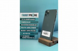 !! 1 ÉV GARANCIA !! iPhone 11 Pro Max Midnight Green 64 GB – TRT437 – 100% AKKU