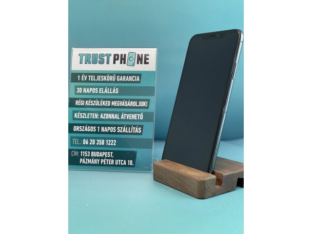 !! 1 ÉV GARANCIA !! iPhone 11 Pro Max Midnight Green 64 GB – TRT437 – 100% AKKU