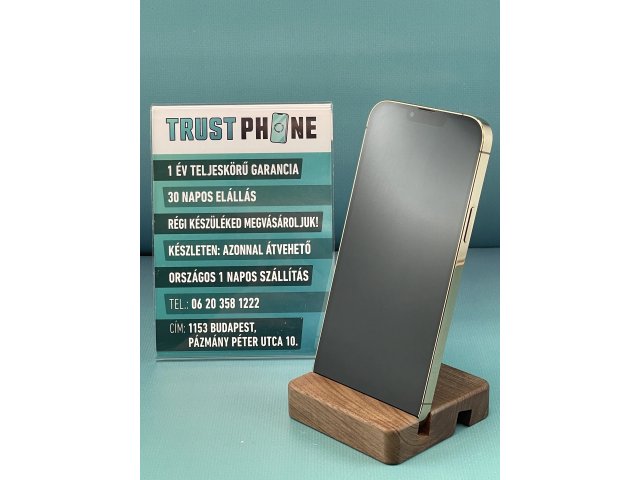 !! 1 ÉV GARANCIA !! iPhone 13 Pro Max Gold 256 GB – TRT667 – 100% AKKU