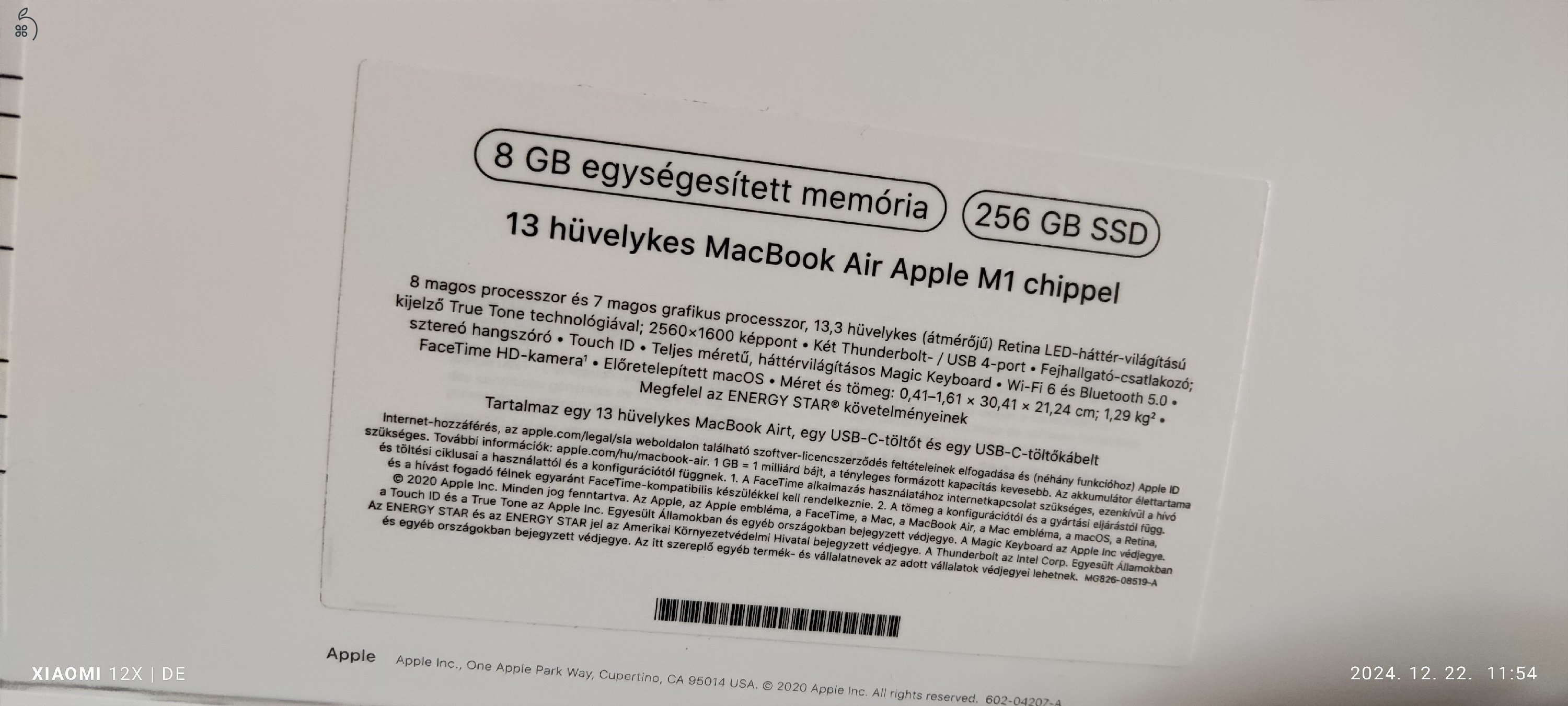 Apple Macbook Air 13.3