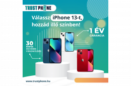 ! AKCIÓ ! Iphone 13 128GB és 256GB Minden színben. AKKU 90% - 100% KÖZÖTT. WWW.TRUSTPHONE.HU