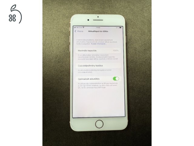 Eladó Iphone 8 Plus 100% Aksi