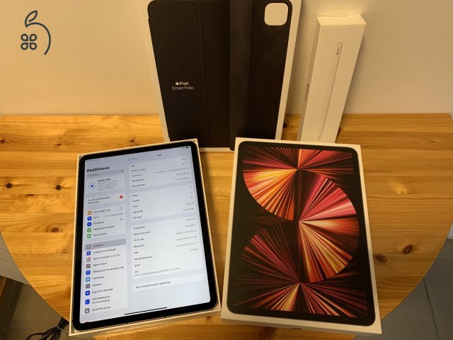 Apple iPad Pro 11, 3. gen. 2021 M1 SIM kártyás 256GB szép állapotú