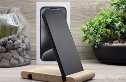 iPhone 15 Pro Black Titanium 256GB 1 ÉV Garanciával Számlával Aksi 95%