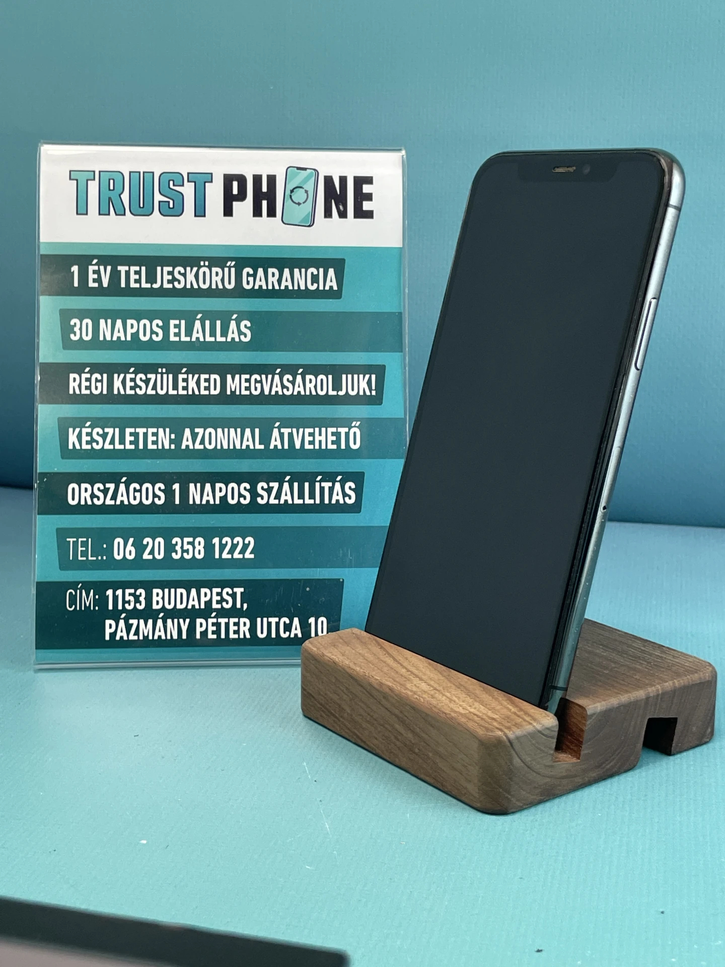 !! 1 ÉV GARANCIA !! iPhone 11 Pro Space Gray 64 GB – TRT464 – 100% AKKU