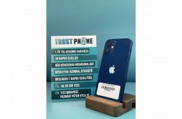 !! 1 ÉV GARANCIA !! iPhone 12 Mini Blue 64 GB – TRT684 – 100% AKKU