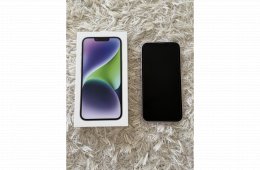 Eladó iPhone 14 halvány lila , kártyafüggetlen, 128 GB