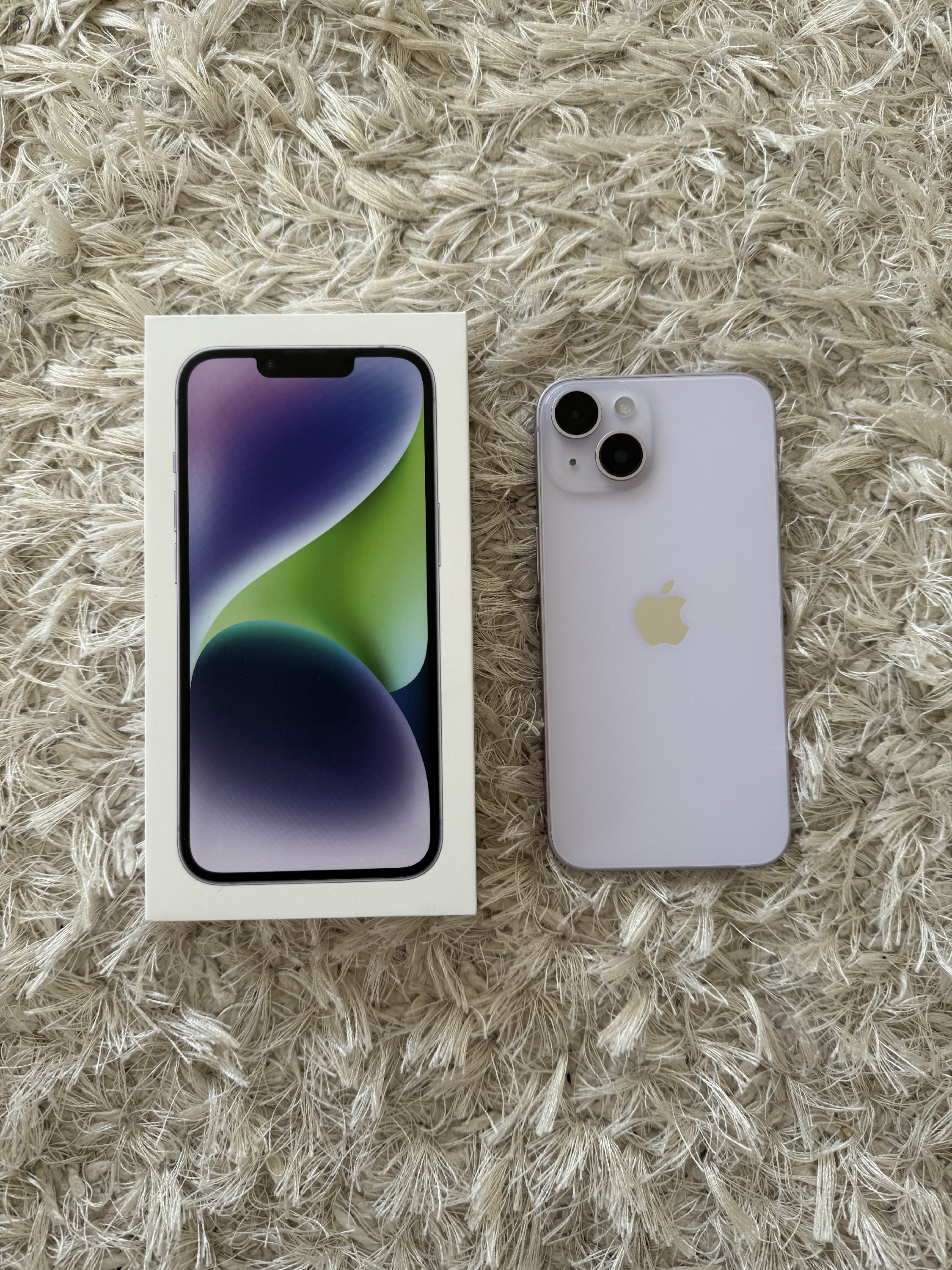 Eladó iPhone 14 halvány lila , kártyafüggetlen, 128 GB