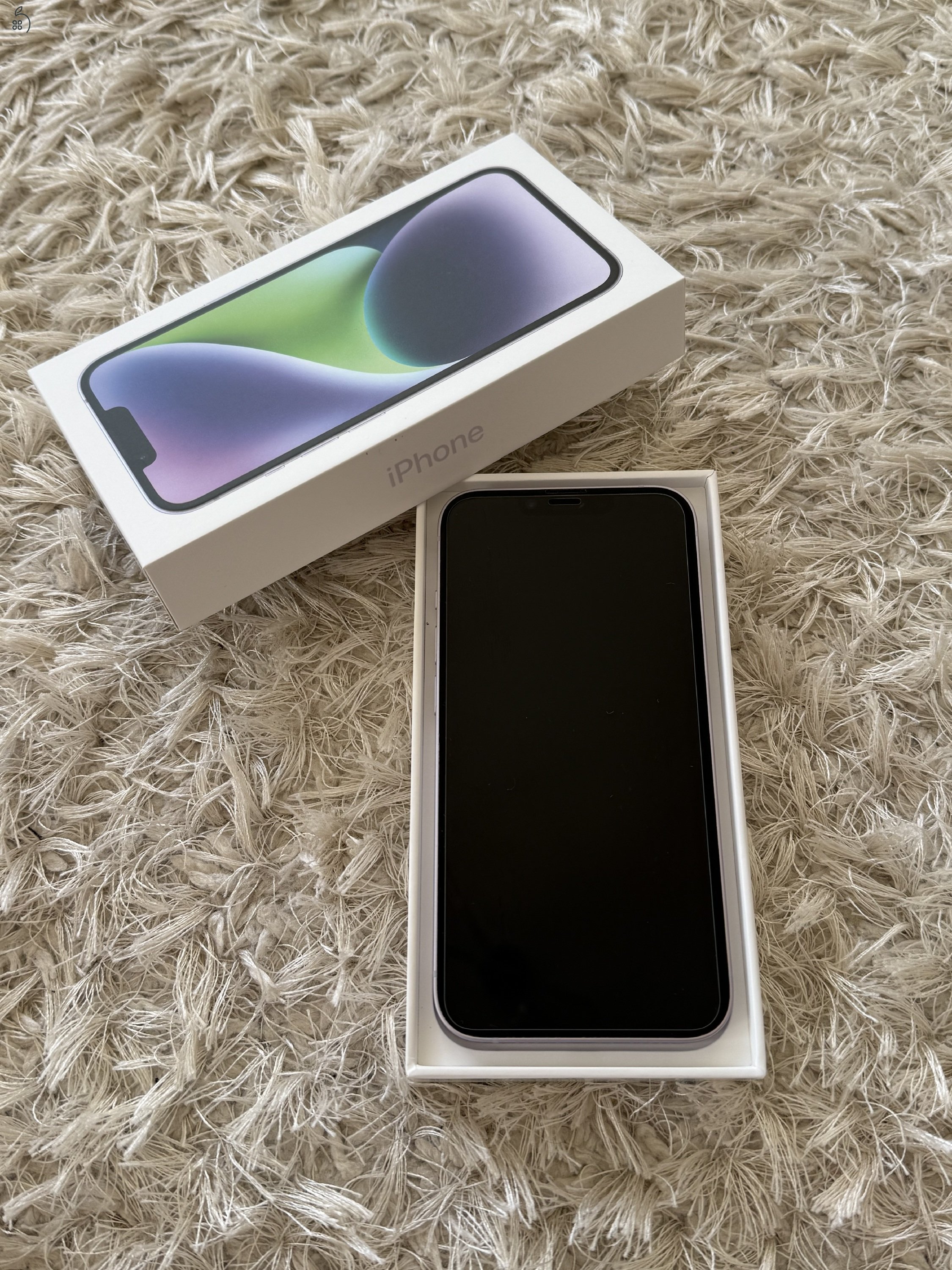 Eladó iPhone 14 halvány lila , kártyafüggetlen, 128 GB