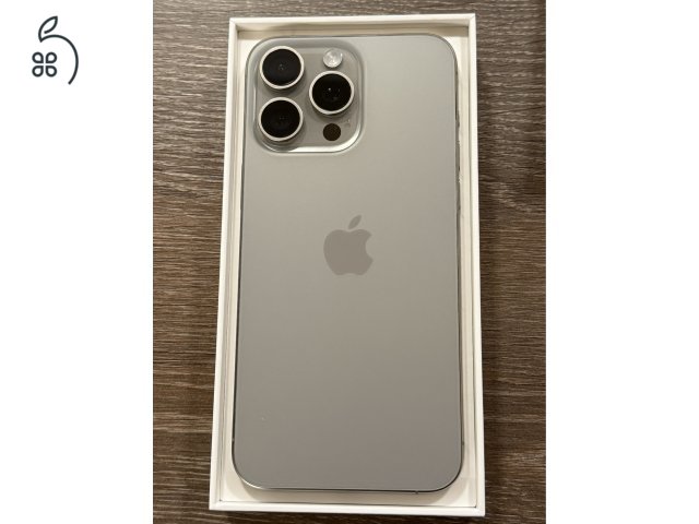 iPhone 15 Pro Max 512 GB használt, natúr titán