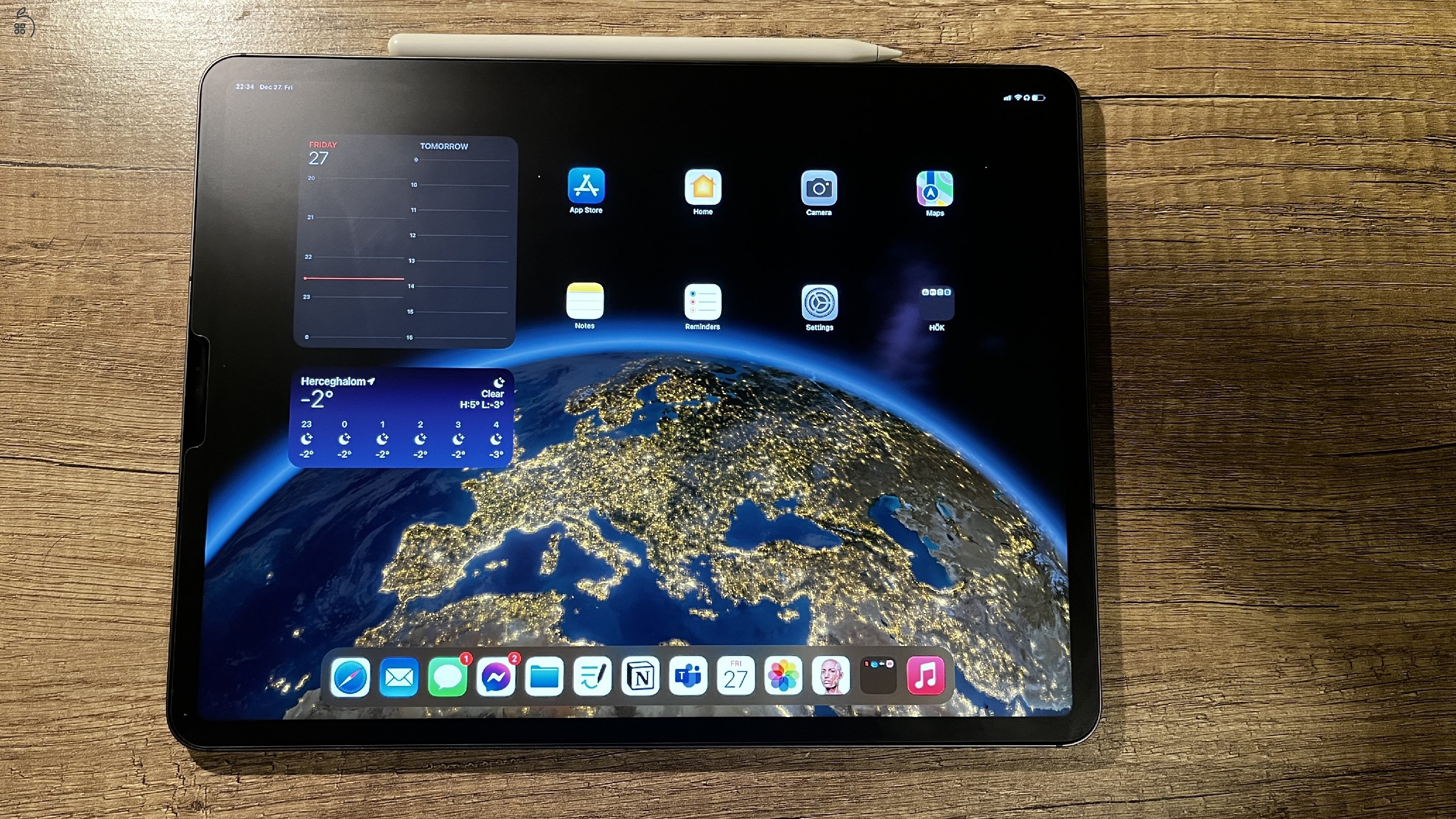 iPad Pro 12,9 M1 WiFi + Cellular 5G, 128 Gb + Magic Keyboard (magyar) + Apple Pencil 2