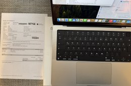 Szinte új Macbook Pro 14' Silver M1 Pro /16Gb ram/ 512Gb SSD