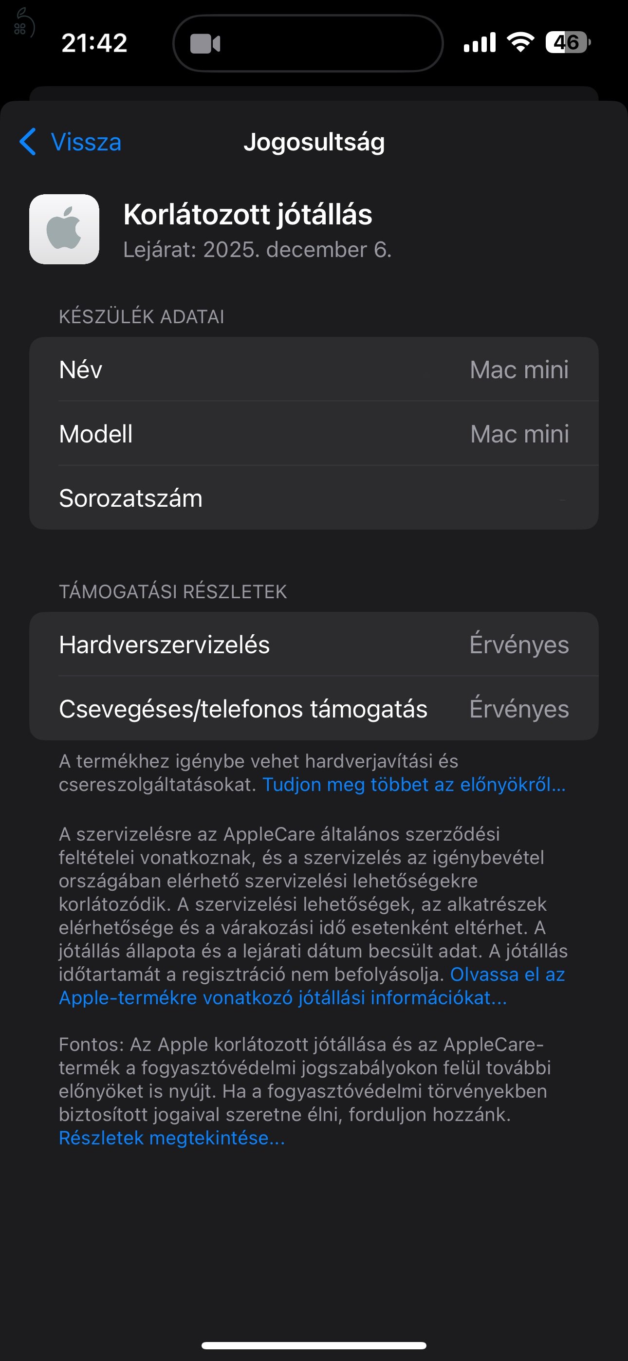 Eladó Apple Mac Mini M4 (24 GB egyesített memória, 512 GB-os SSD)!