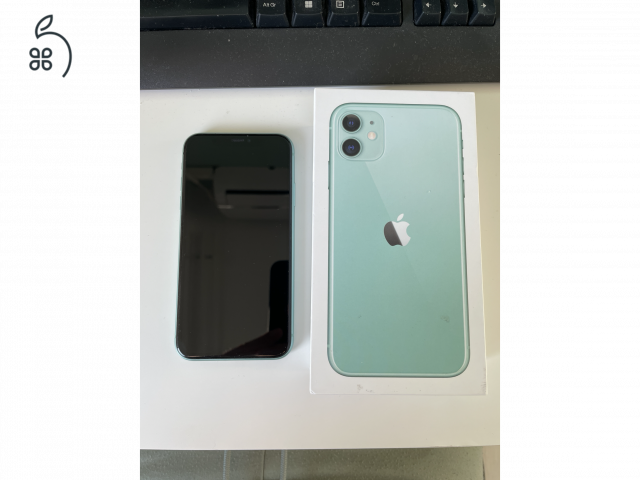 iPhone 11 128GB 100% akksi, független, dobozzal, mint az új 