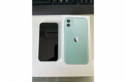 iPhone 11 128GB 100% akksi, független, dobozzal, mint az új 