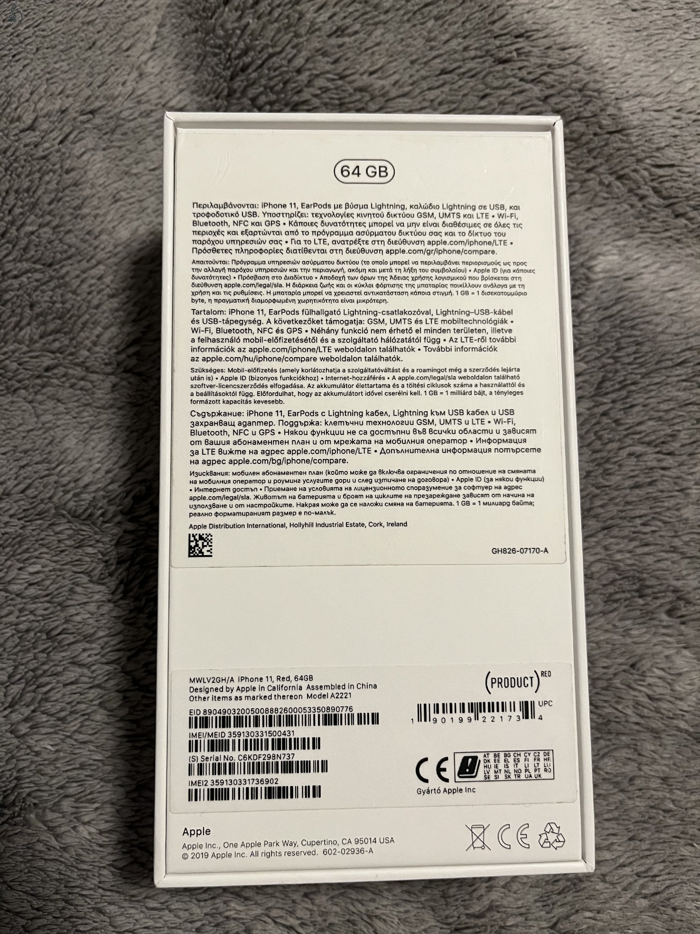 Iphone 11 64GB Product Red