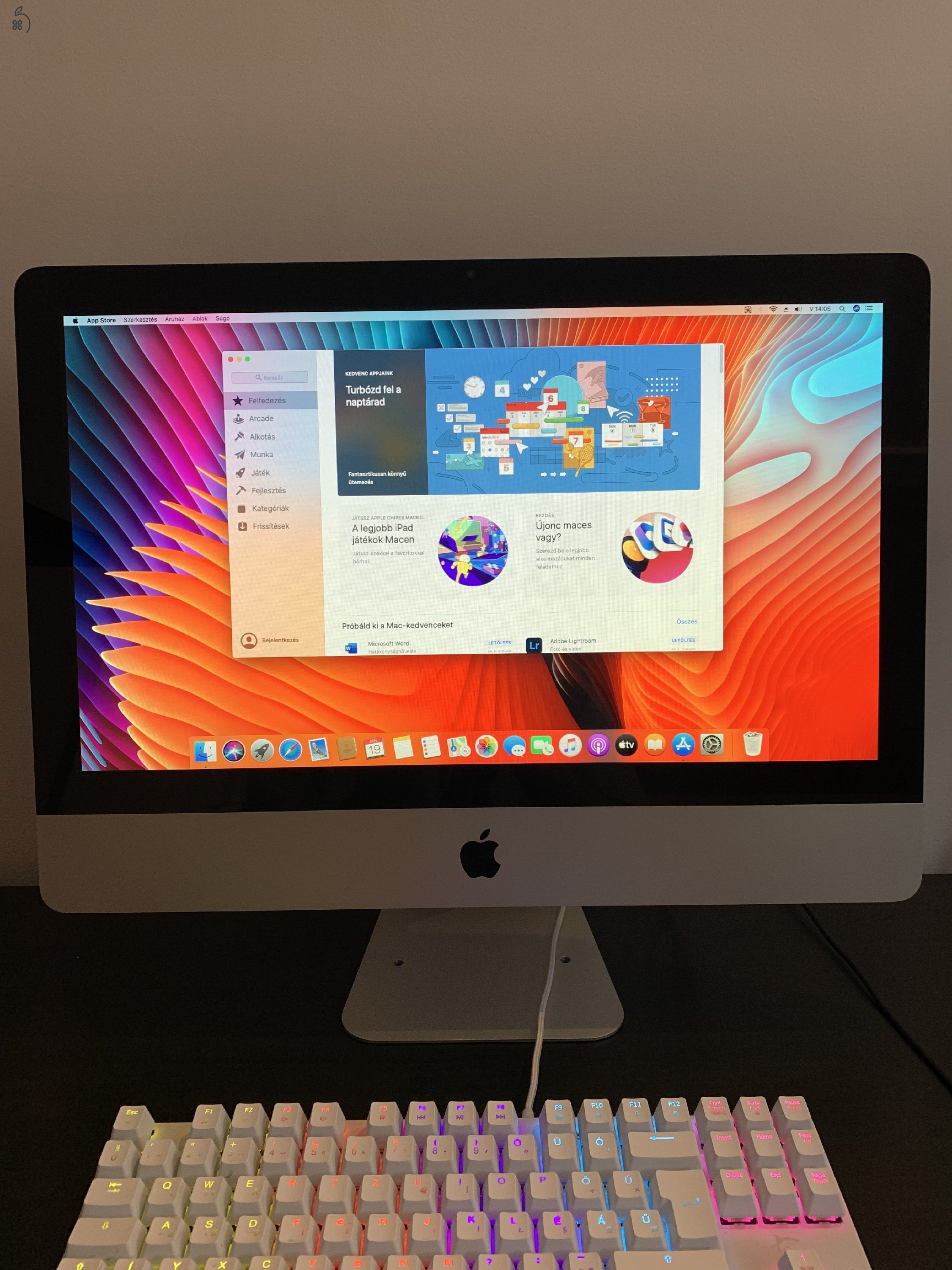 Imac 21,5coll Catalina  8Gb SSD 256Gb