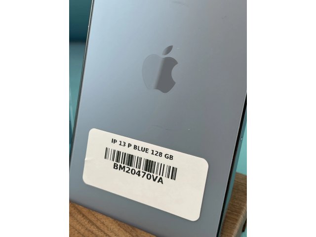 !! 1 ÉV GARANCIA !! iPhone 13 Pro Blue 128 GB – BM20470VA – 100% AKKU