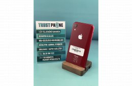 !! 1 ÉV GARANCIA !! iPhone XR PRODUCT RED 128 GB – TRT519 – 100% AKKU