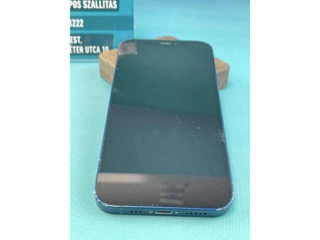 !! 1 ÉV GARANCIA !! iPhone 12 Blue 128 GB – TRT727 – 100% AKKU