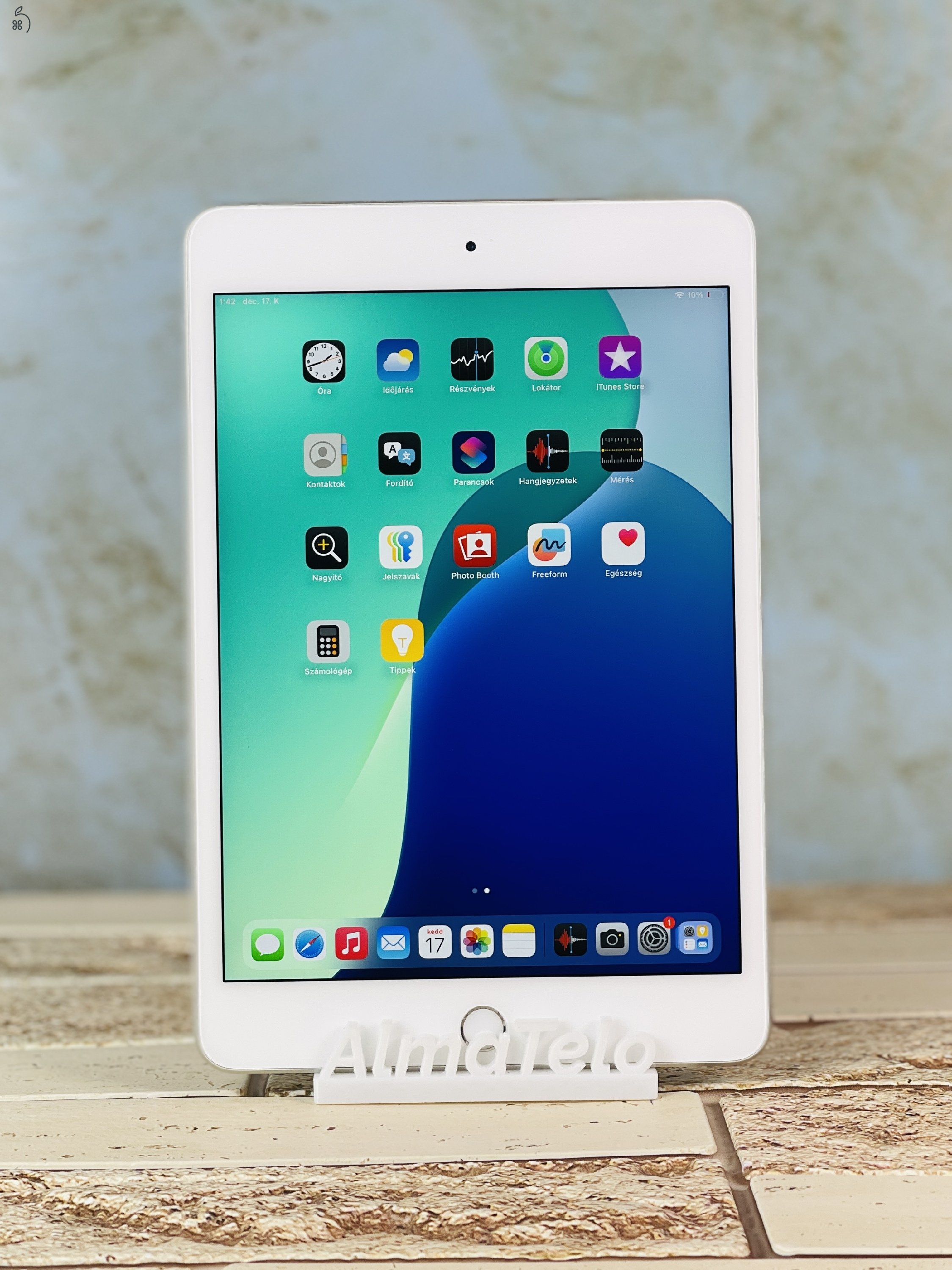 iPad Mini 5th gen 7.9 Wifi  A2133 64 GB Silver szép állapotú - 24 HÓ GARANCIA - 579