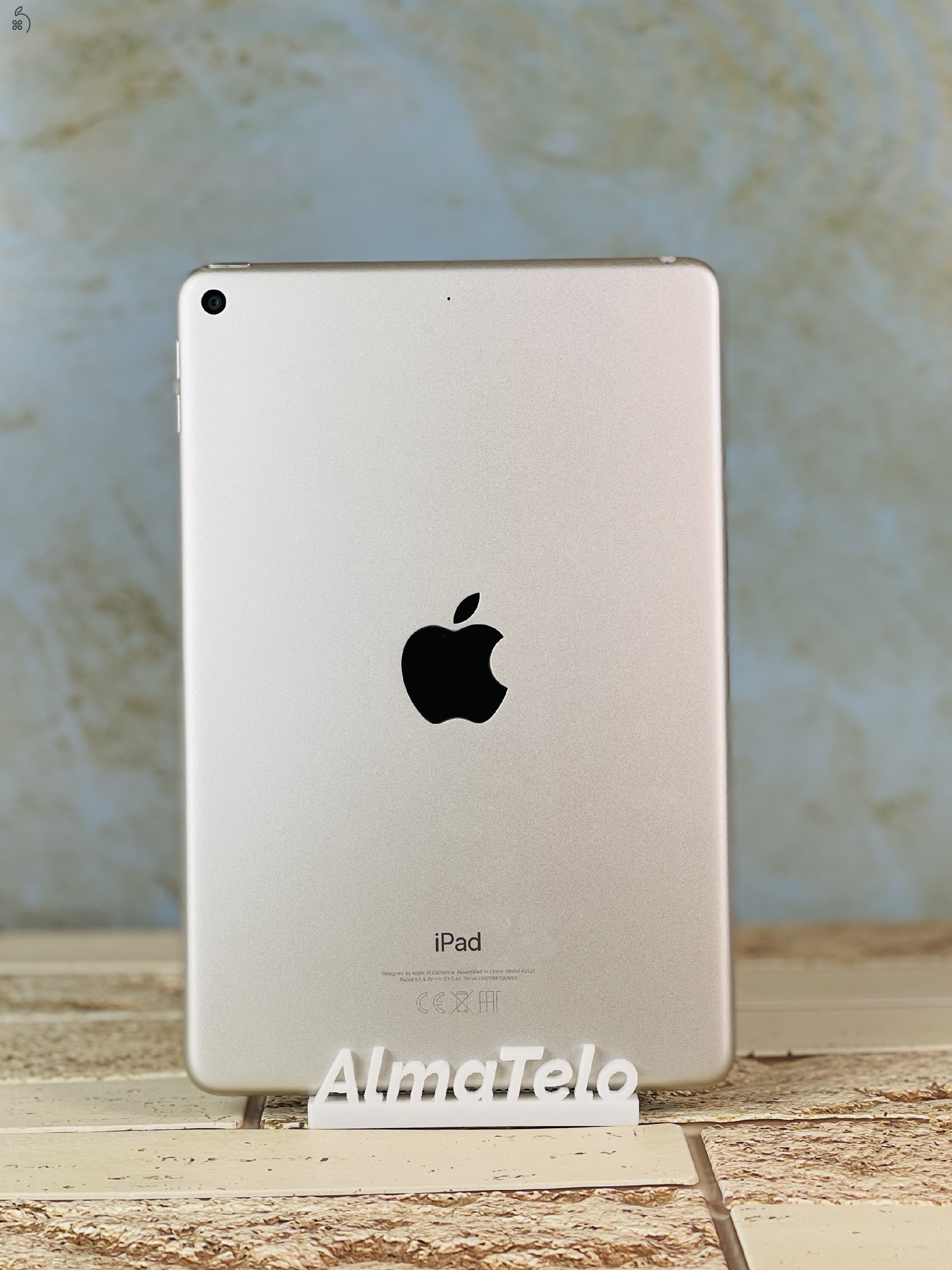 iPad Mini 5th gen 7.9 Wifi  A2133 64 GB Silver szép állapotú - 24 HÓ GARANCIA - 579