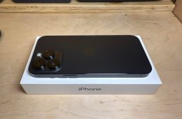 Eladó fekete iPhone 14 Pro Max 128gb független készülék! Hibátlan működés, nagyon szép állapot!