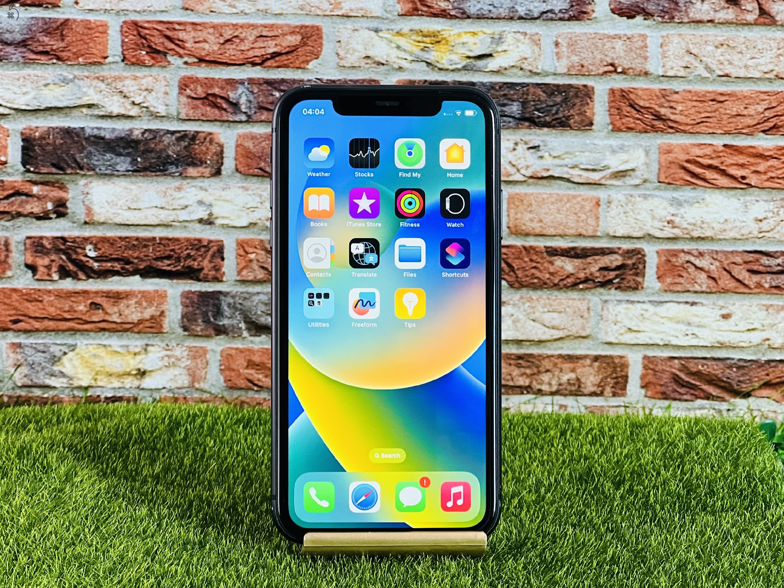 Apple iPhone 11 64 GB Black szép állapotú - 24 HÓ GARANCIA - 524