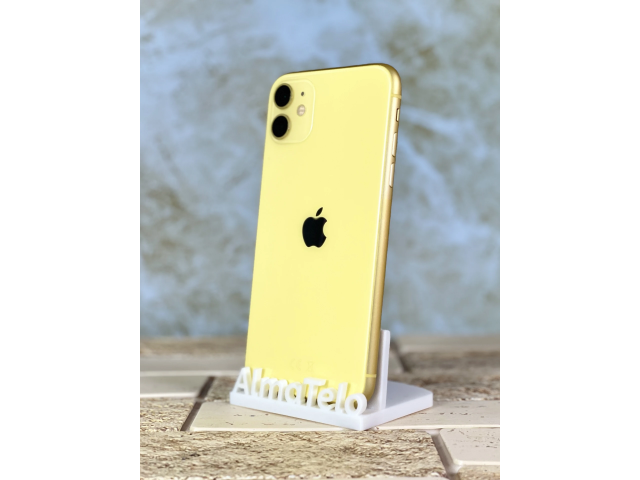 Apple iPhone 11 64 GB Yellow szép állapotú - 24 HÓ GARANCIA