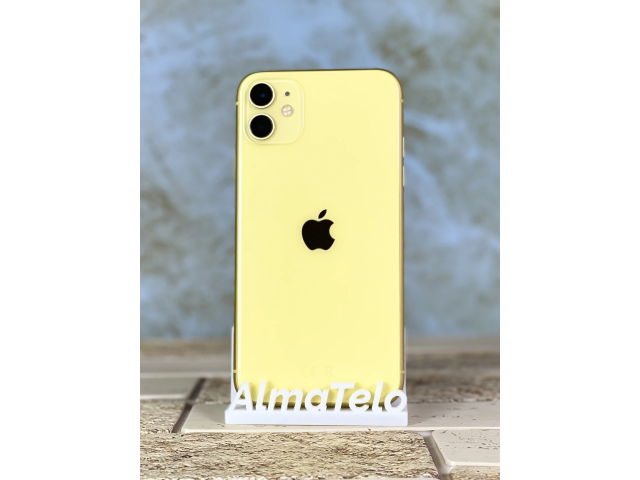 Apple iPhone 11 64 GB Yellow szép állapotú - 24 HÓ GARANCIA