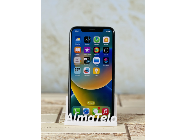 Apple iPhone X 64 GB Space Gray 100% akku - 24 hónap Garancia