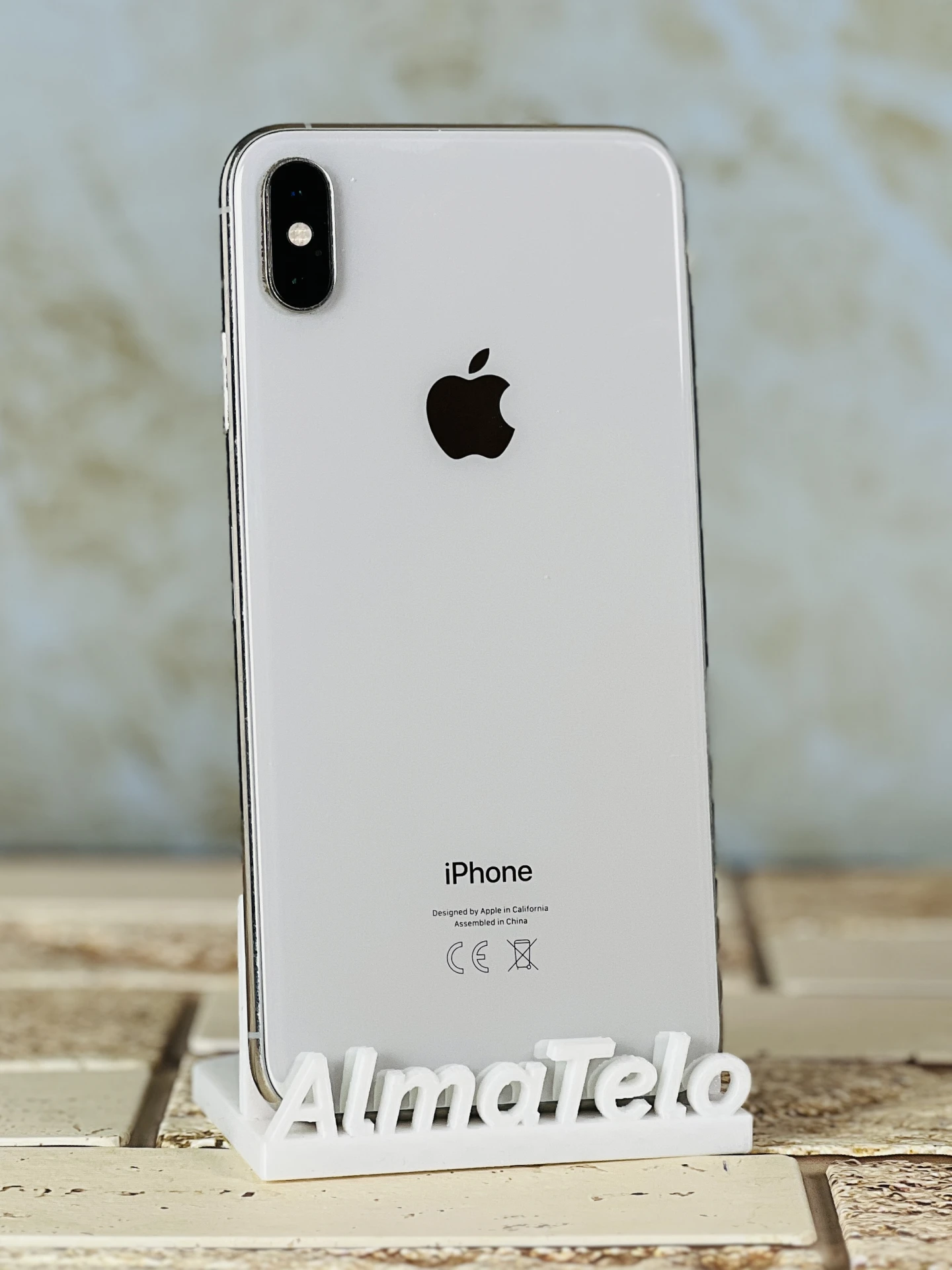 Apple iPhone XS Max 64 GB Silver 100% akku - 24 hónap Garancia