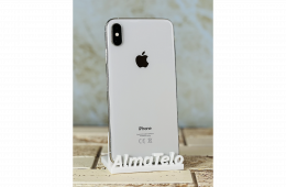 Apple iPhone XS Max 64 GB Silver 100% akku - 24 hónap Garancia