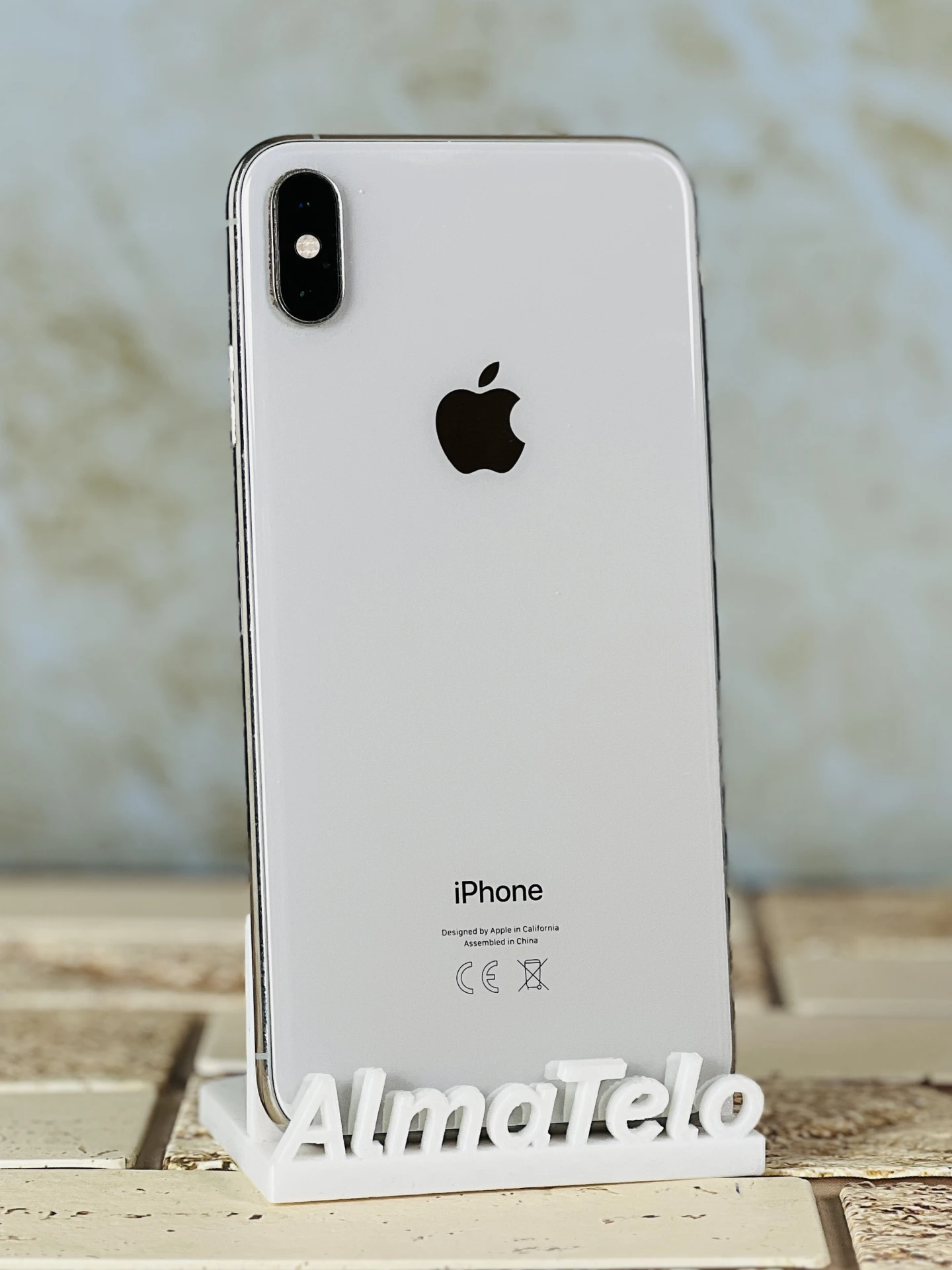 Apple iPhone XS Max 64 GB Silver 100% akku - 24 hónap Garancia