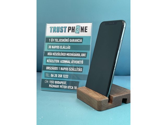 !! 1 ÉV GARANCIA !! iPhone 11 Pro Midnight Green 256 GB – TRT814 – 100% AKKU