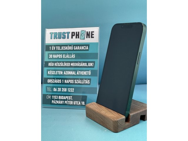 !! 1 ÉV GARANCIA !! iPhone 13 Green 128 GB – TRT896 – 100% AKKU