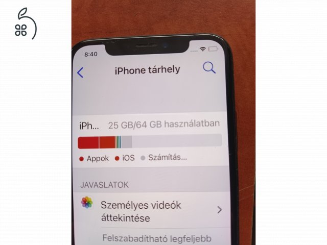 Hazsnált Iphone X 64 GB eladó,