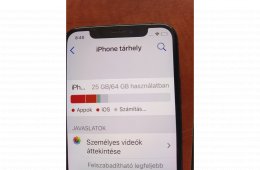 Hazsnált Iphone X 64 GB eladó,