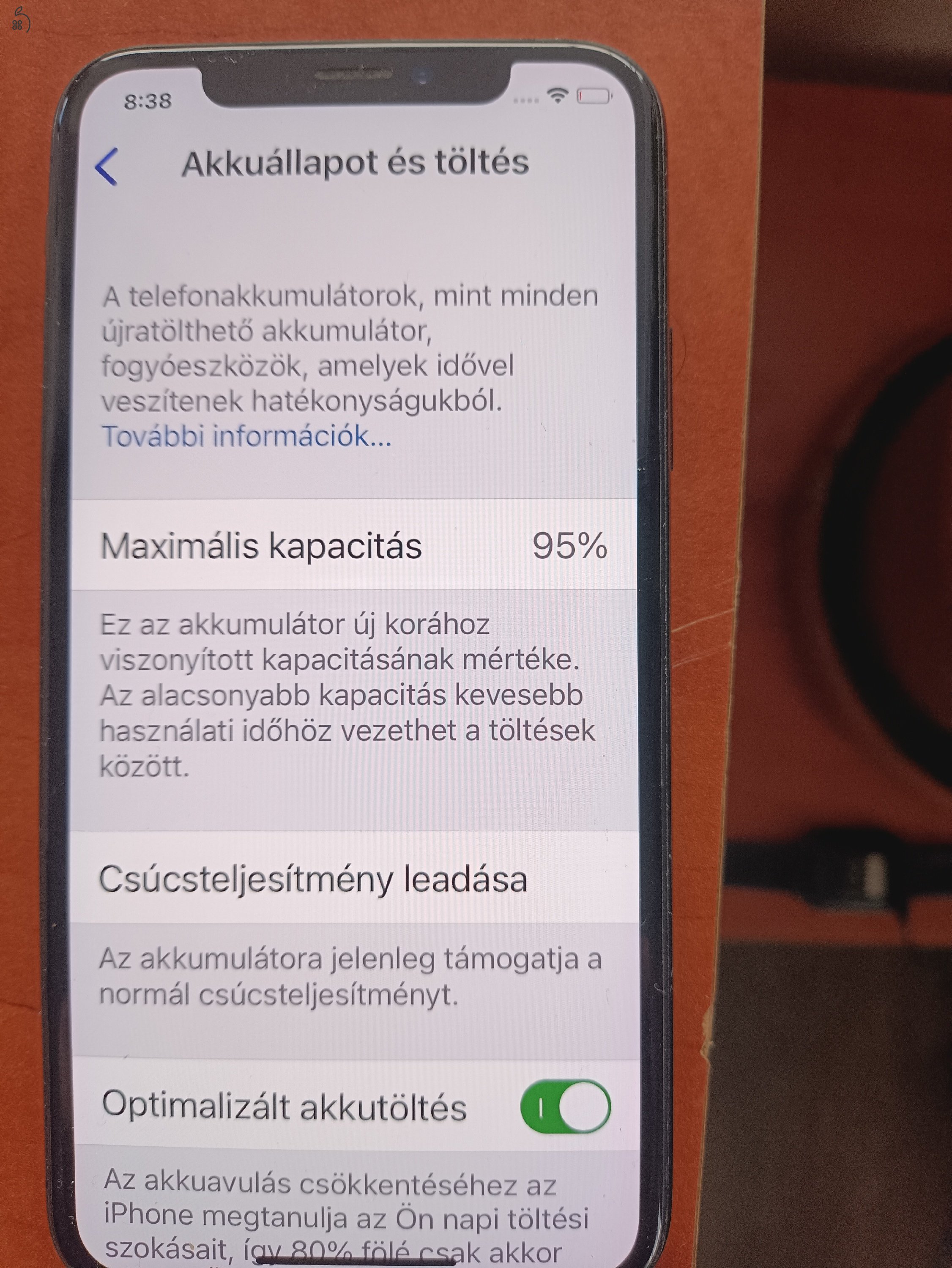 Hazsnált Iphone X 64 GB eladó,