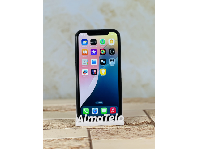 Apple iPhone 11 128 GB Black 100% akku - 12 hónap Garancia