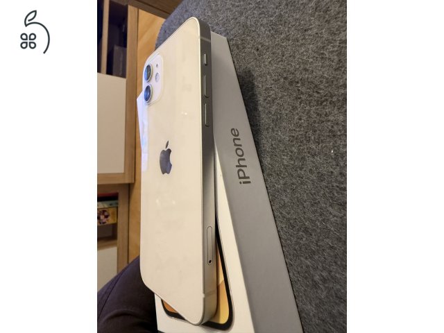 iPhone 12, fehér 128 Gb, makulátlan állapotban eladó