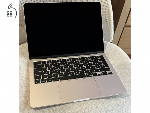 MacBook Air M3 16GB/512GB Starlight Új