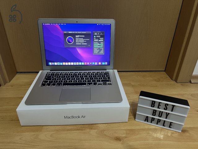 2017 MacBook Air 13 / i5 / 8GB / 128GB SSD / Magyar / 88% Aksi / Korrekt Áron Eladó ! ! !